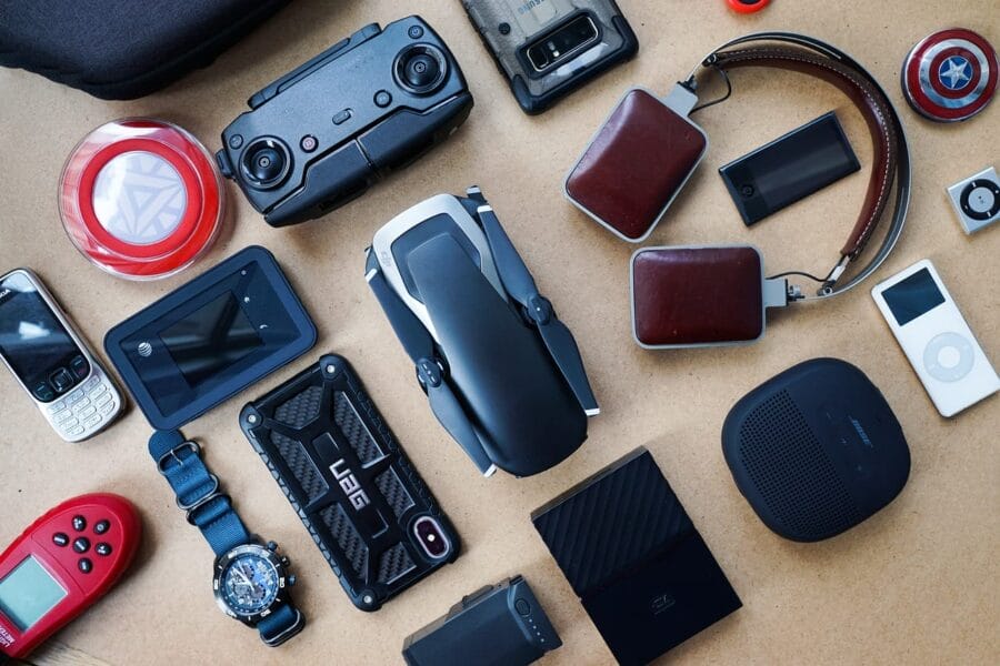 Aviation and Drone accessories used by pilots / aviators