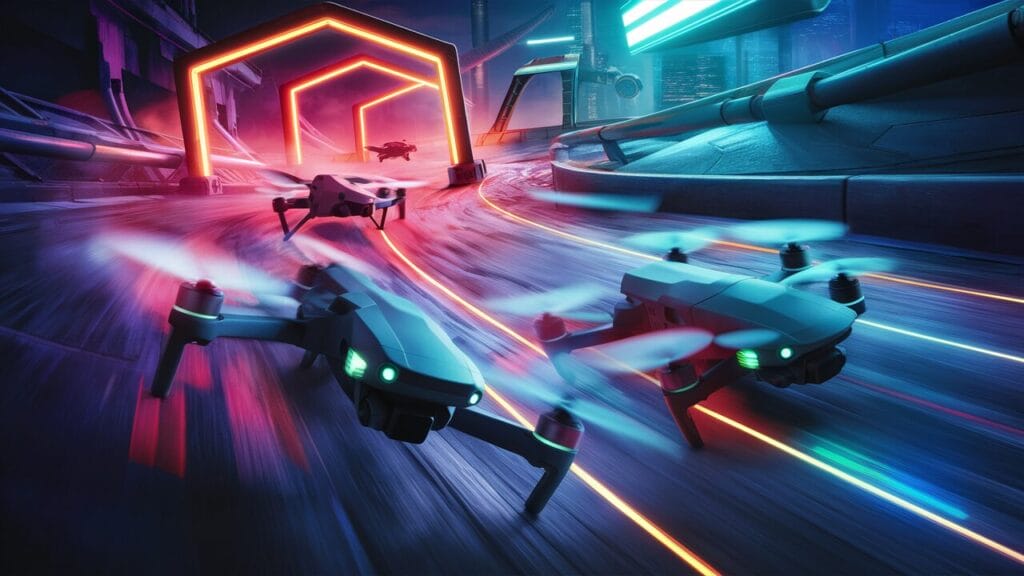 Racing fpv drone concept