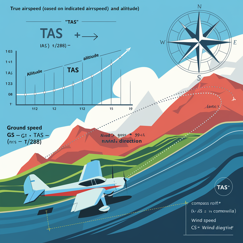 a plane flying over a mountain